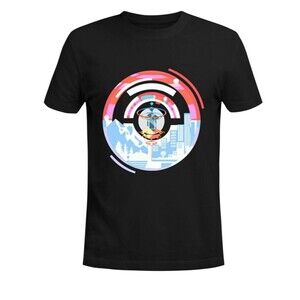 Pokemon GO Fest 2021 T-Shirt Dark Navy Graphic Tee Pokeball Gaming Mens XL